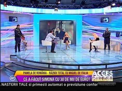 Simona Trasca sare la bataie in direct!