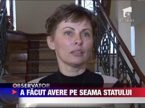 A facut avere pe seama Statului