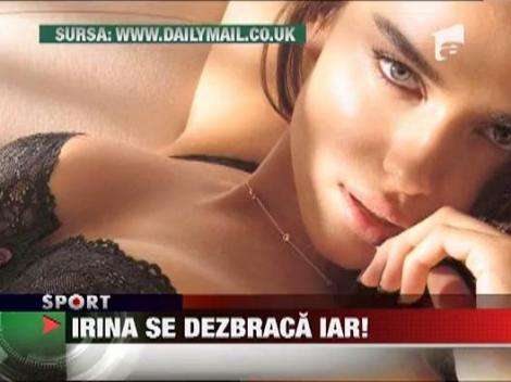 Irina Shayk a pozat din nou in lenjerie intima