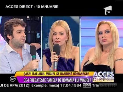 Conflictul dintre italianul Miguel si Simona Trasca a continuat si in culise