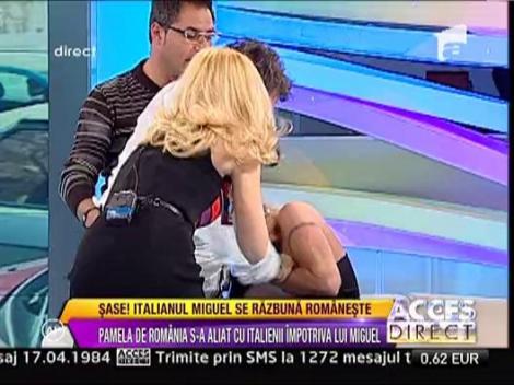 IMAGINI SOCANTE! Bataie in direct intre Simona Trasca si Miguel!