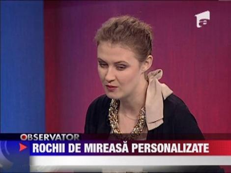 Rochii de mireasa personalizate