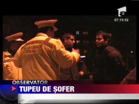Politist local lovit cu masina de un sofer tupeist