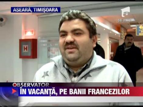 150 de romi s-au intors din Franta pe aeroportul din Timisoara