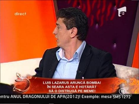Luis Lazarus: "Mihaela Moise a tanjit dupa un barbat insurat care avea si amanta"