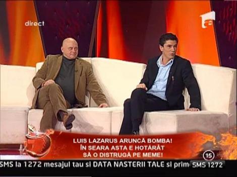 Luis Lazarus: "Mihaela Moise m-a inselat dupa primele 4 luni"