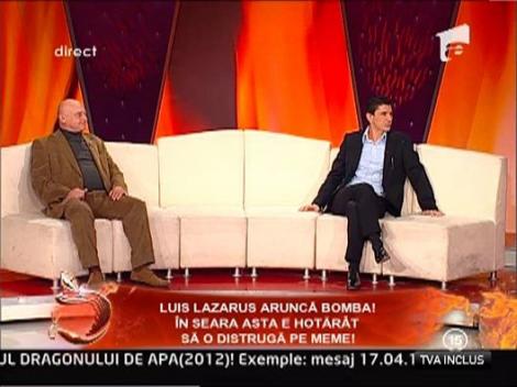 Luis Lazarus: "Mihaela Moise a vrut, astazi, sa ne impacam"