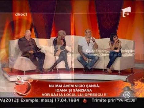 Ioana Popescu si Sanziana Buruiana, proba intrebarillor electorale