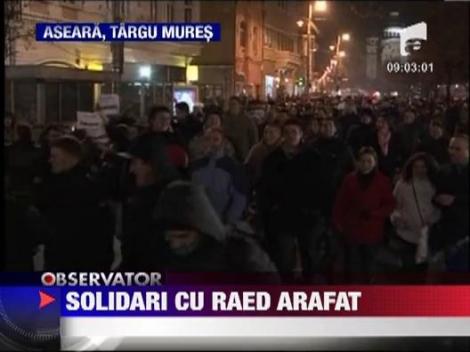Miting pro Arafat la Targu Mures