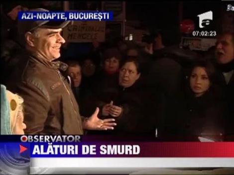 Proteste la Cotroceni pentru sustinerea SMURD