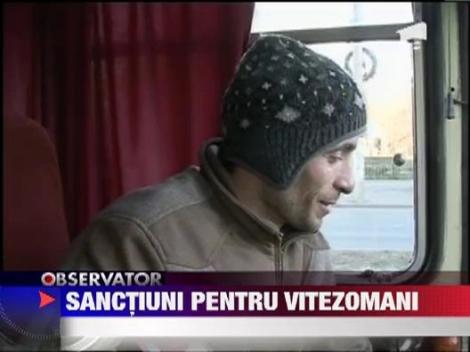 Amenzi pentru vitezomani