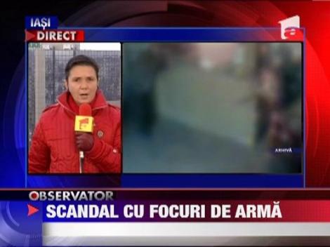 Scandal cu sabii si pistoale intr-un club din Galati
