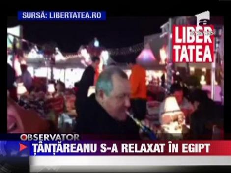 Cristian Tantareanu s-a relaxat in Egipt