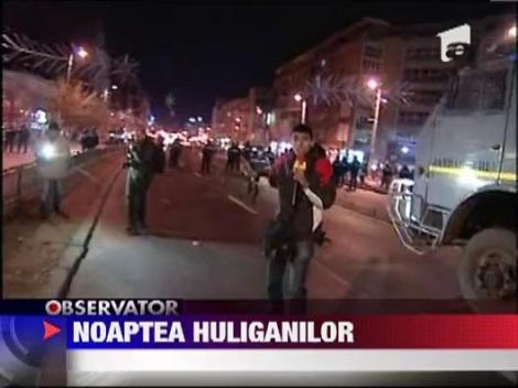 IMAGINI SOCANTE! Lupte de strada in Capitala