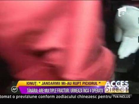 Inca 4 operatii pentru tanarul nevinovat care a ajuns cu piciorul sectionat la spital