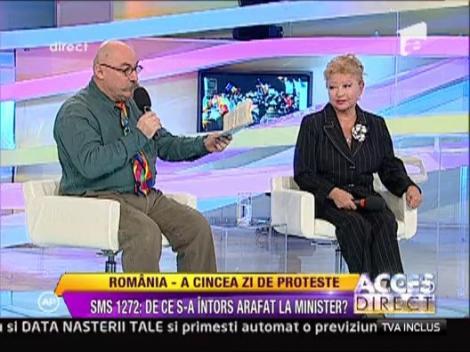 Jandarmii incearca oprirea iesirii in strada a studentilor prin intimidare