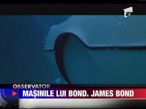 Masinile lui James Bond, prezentate intr-o expozitie