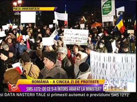 Vezi care sunt nemultumirile protestatarilor din Piata Universitatii