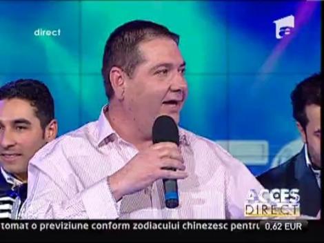 Adi Caval a cantat la Acces Direct