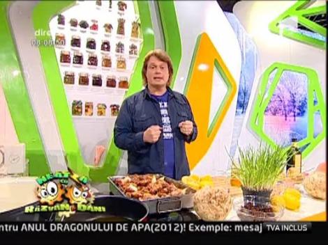 Aripioare de pui cu nuci si telina