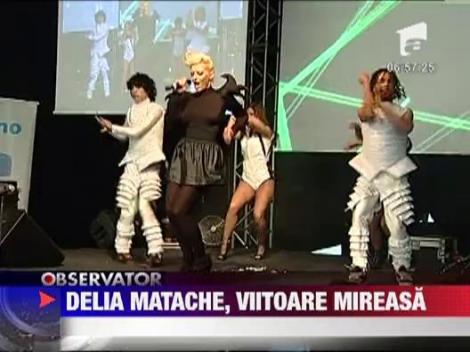 Delia Matache s-a logodit cu iubitul ei