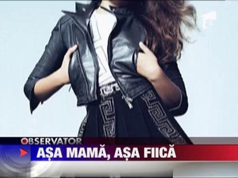 Fiica lui Cindy Crawford, imaginea Versace