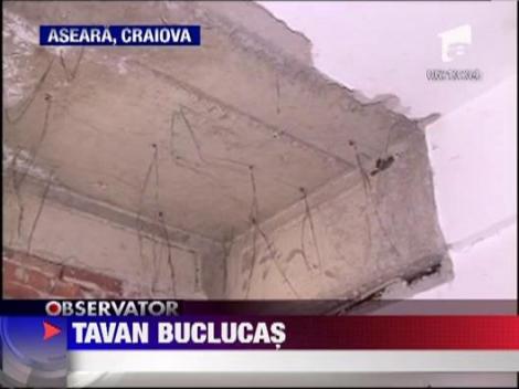 O bucata din tavan s-a desprins in Spitalul de Urgenta Craiova