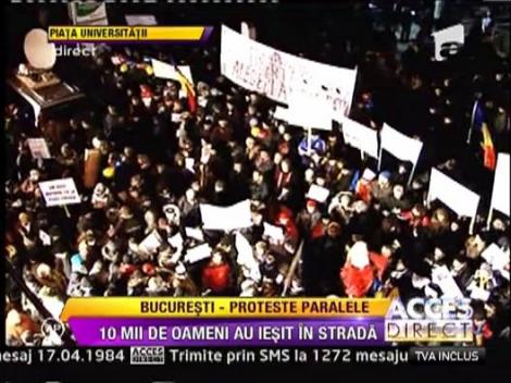 Protestatarii isi spun nemultumirile la Acces Direct