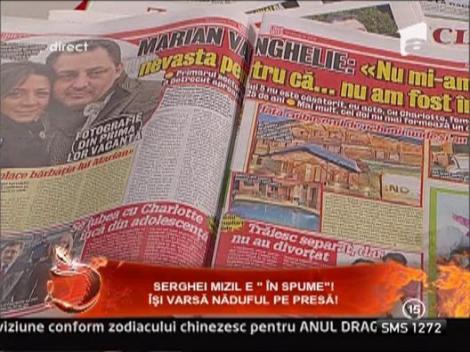 Serghei Mizil: "Madalin Voicu sa-si vada de familia lui si sa nu o mai cunune pe Oana"