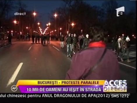 Protestatarii se indreapta Piata Victoriei