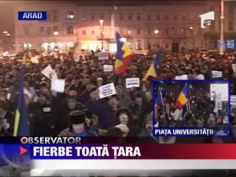 Manifestatii de nemultumire in toata Romania