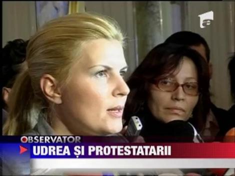 Elena Udrea a comentat tensiunile sociale din tara