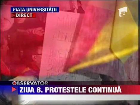 Cine a protestat in Piata Universitatii