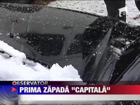Prima ninsoare in Bucuresti