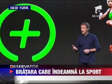 Bratara care indeamna la sport