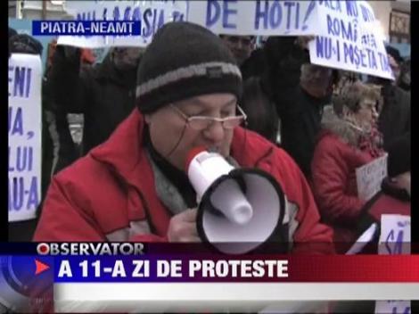 Proteste violente in Bucuresti