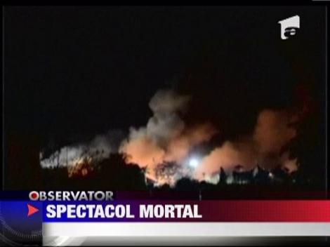 Spectacol de focuri de artificii scapat de sub control in Thailanda