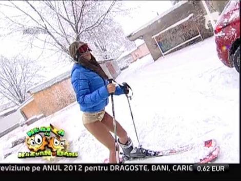 Vancea, in chiloti la schi