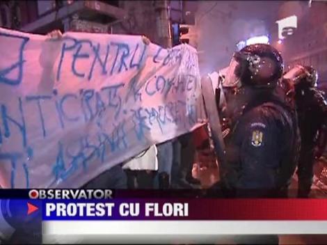 Protestele continua in Capitala
