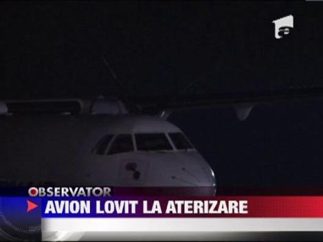 Avion avariat la aterizare in Timisoara
