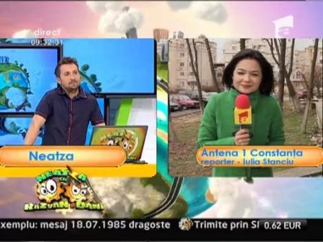 Roxana a prezentat vremea in zapada, in chiloti