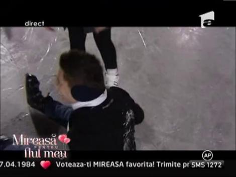 Concurentii au fost la patinoar