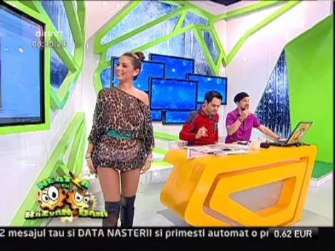 Ruxandra Luca si-a prezentat materialul prin telefon