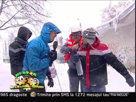 Razvan, in viscol si ninsoare