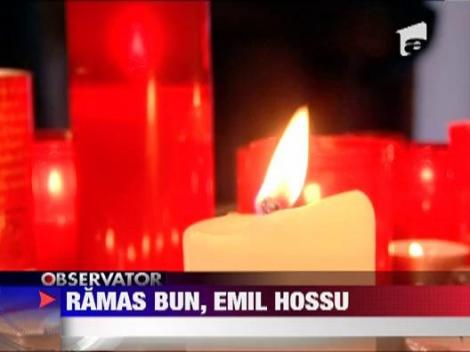 Prietenii, colegii si admiratorii isi iau ramas bun de la Emil Hossu