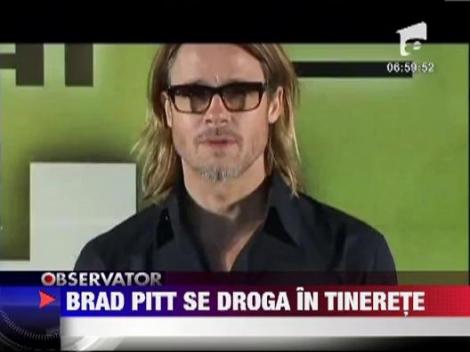 Brad Pitt se droga in tinerete