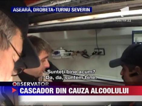 Un barbat din Mehedinti s-a urcat baut la volan