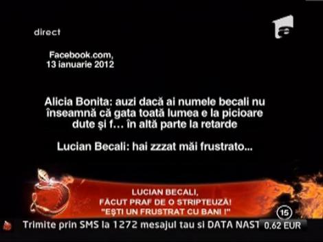 Daniel Buzdugan ii face o farsa stripteuzei care l-a facut praf pe Lucian Becali