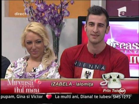 Discutie prin telefon cu Izabela din Ialomita