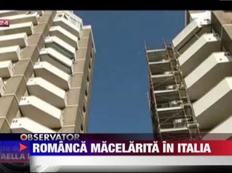 O romanca macelarita in Italia